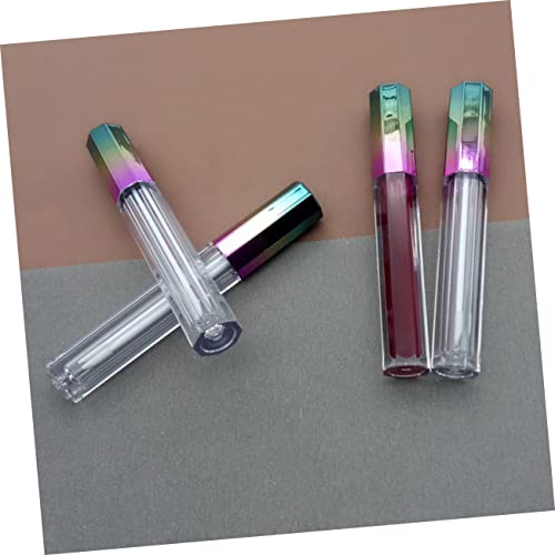 WRITWAA 10 Stück Teiliges Lippenpflege Behälter aus Langlebigem Material Leere Farbige Achteckige Lipgloss Tuben Leicht und Tragbar für DIY Make Up und Tägliche Anwendung bei Frauen von WRITWAA