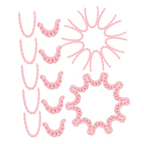 WRITWAA 100 Stück French Nail Charms aus Weichem Silikon Doppellagige Rock-designs Skulptur Nail Art Zubehör für DIY Maniküre Realistische Nahtlose Integration Komfortabel und Vielseitig von WRITWAA