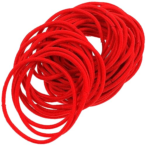 WRITWAA 100stücke Elastische Haarbänder Aus Gummi Dünne Haargummis Für Junge Mädchen Bunte Haargummis Für Alltag Und Sport von WRITWAA