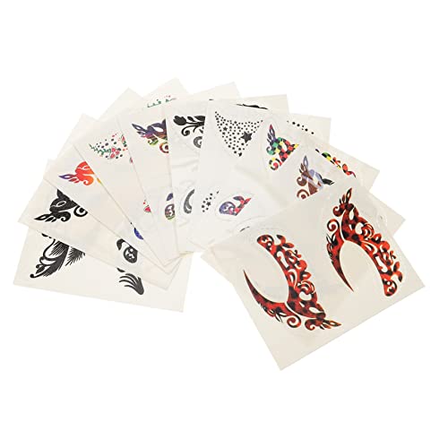 WRITWAA 10Paare Make Up Aufkleber Temporäre Eyeliner Sticker Lidschatten Abziehbilder Langanhaltend Für Besondere Anlässe Perfektes von WRITWAA