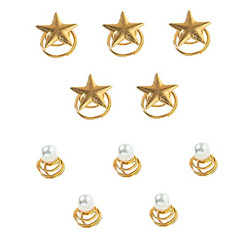 WRITWAA 10 Stück Braut Haarspiralen Haarnadeln Hochzeit Spiralclips Rutschfeste Haarschmuck Für Frauen Perlen Haarklammern Für Hochzeiten Leicht Und Bequem Für Festliche Anlässe von WRITWAA