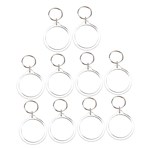 WRITWAA 10stücke Foto Schlüsselanhänger Rund Beidseitig Einsetzbar Für Persönliche Designs Und Erinnerungen Transparentes Material Zum Befüllen Mit Bildern WRITWAA 10stücke Foto Schlüsselanhänger Rund Beidseitig Einsetzbar Für Persönliche Designs Und Erinnerungen Transparentes Material Zum Befüllen Mit Bildern von WRITWAA