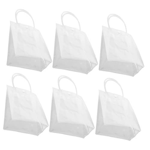 WRITWAA Klare Geschenktüten Tragetaschen Aus PVC Für Geschenkverpackungen Handheld Geschenkbeutel Wiederverwendbare Klarsicht Geschenkboxen WRITWAA Klare Geschenktüten Tragetaschen Aus PVC Für Geschenkverpackungen Handheld Geschenkbeutel Wiederverwendbare Klarsicht Geschenkboxen von WRITWAA