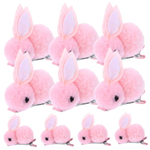 WRITWAA 10stücke Teiliges Bunny Haarklammern Niedliche Rosa Haarclips Für Mädchen Haarzubehör Für Ostern Und Festliche Anlässe Farbintensive Langlebige Und Trendige Haaraccessoires von WRITWAA
