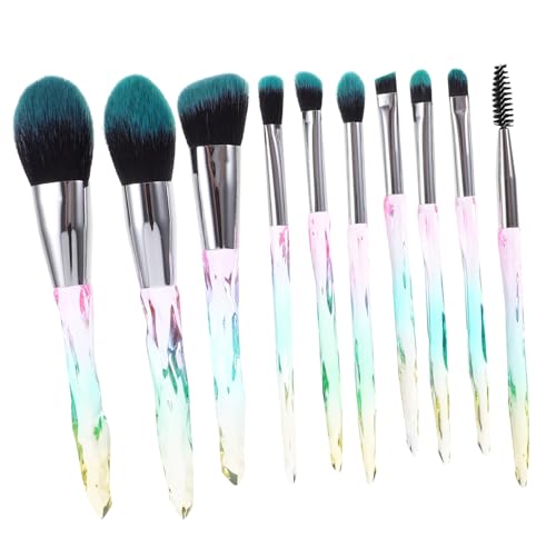 WRITWAA 10stücke Teiliges Kosmetikset Mit Make-up-pinseln Superstarkem Haar Und Weichen Fasern Für Foundation Lidschatten Und Concealer Geeignet Für Empfindliche Haut Arten Von Kosmetika von WRITWAA