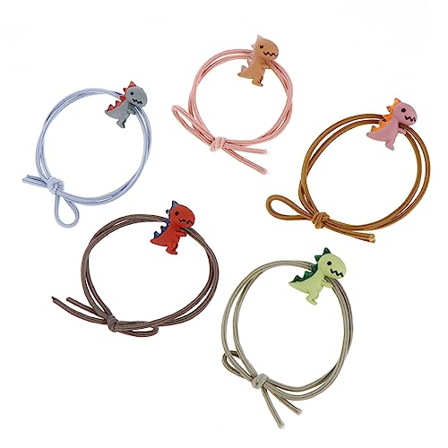 WRITWAA 10stücke Teiliges Süße Dinosaurier-haargummis Für Mädchen Elastische Zopfgummis Aus Hochwertigem Hautfreundlichem Material Für Schule Partys Und Alltag von WRITWAA