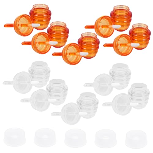 WRITWAA 10stücke Transparente Braune Leere Kosmetische Lippenstifthülsen Diy Lipgloss Tube Lip Balm Container Nachfüllbar Wiederverwendbar von WRITWAA