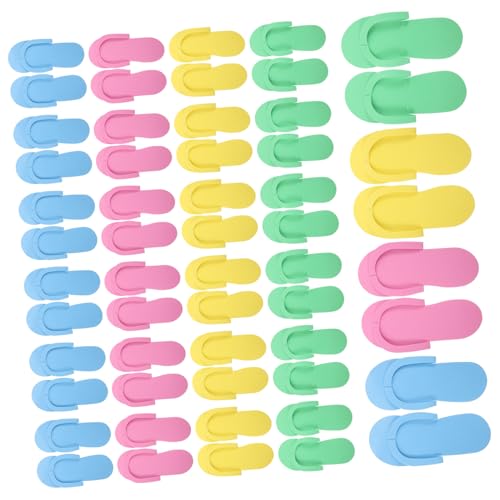 WRITWAA 12 Paar Maniküre Hausschuhe Brautjungfern Hausschuhe Hausschuhe Für Damen Hochzeitsgast Schuhe Damen Hausschuhe Offene Zehen Hausschuhe Für Damen Outdoor Hausschuhe Reise von WRITWAA