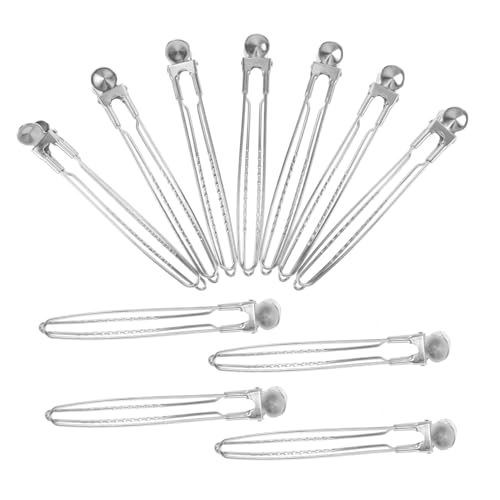 WRITWAA 12 Stück Haarspangen Haarnadeln Clips Friseurgriff Dicke Farbabschnittsstifte Mini Salon Styling Klaue Kleine Alligator Haarspangen Mädchen Haar Accessoires Edelstahl WRITWAA 12 Stück Haarspangen Haarnadeln Clips Friseurgriff Dicke Farbabschnittsstifte Mini Salon Styling Klaue Kleine Alligator Haarspangen Mädchen Haar Accessoires Edelstahl von WRITWAA