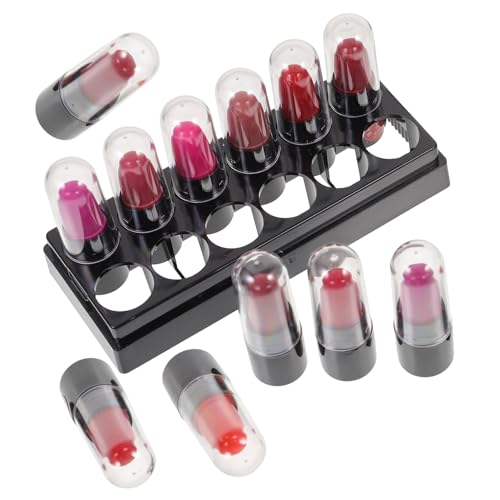 WRITWAA 12 Stück Lidschatten Stick Set Mini-lippenstift Lippenstift Für Frauen Bunter Lippenstift Plastik von WRITWAA