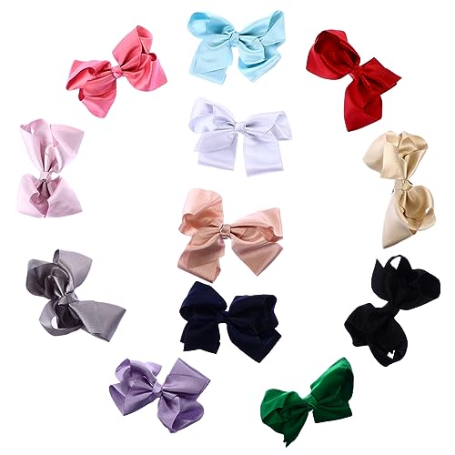 WRITWAA 12stücke Schleifen Haarspangen Modische Haarspangen Für Mädchen Schöne -accessoires Mit Bowknot Gemischte Farben von WRITWAA
