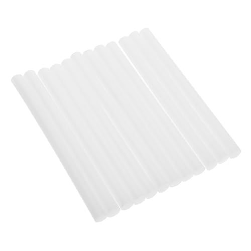 WRITWAA 12 Stück Werkzeug Zur Haarverlängerung Haarverlängerungsset Haarverlängerungsstift Bastelwerkzeug Heißklebestifte Klebestift Selber Machen Heißschmelzender Klebestift Kleber Weiß von WRITWAA
