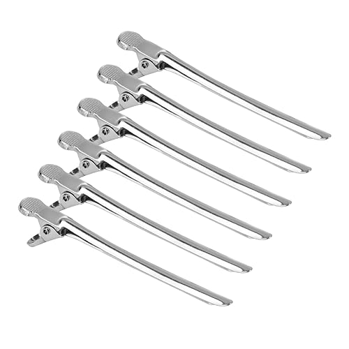 WRITWAA 12stücke Edelstahl Haarspangen Mit Feste Clips Für Frauen Zum Haare Trennen Und Friseur Werkzeug Zum Haare Schneiden von WRITWAA