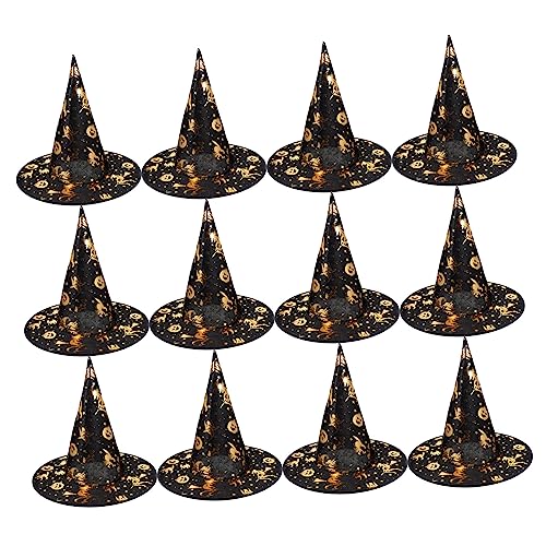 WRITWAA 12stücke Kreative Hexenhüte Für Halloween Stilvolle Party-hüte Für Erwachsene Für Kostümpartys Und Festliche Anlässe von WRITWAA