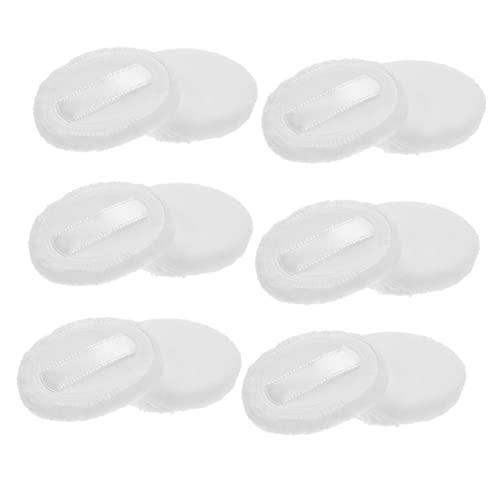 WRITWAA 12stücke Puderquaste Schminkpad Für Mädchen Kleine Abgerundete Make-up Pads Handliches Und Leicht Zu Reinigendes Make-up Werkzeug Aus Hochwertigem Material von WRITWAA