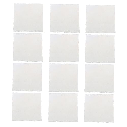 WRITWAA 12stücke Quadratische Handtücher Aus Polyester Saugfähige Duschtücher Für Junge Mädchen Weiß Praktische Gesichtstücher Für Bad Und Dusche von WRITWAA