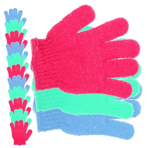 WRITWAA 14 Stück Badetuch für Handtuch Reiben Badehandschuhe Peeling schrubben Badehandschuh für Badehandschuhe für Kleinkinder Badehandschuhe für Duschpeeling Peeling von WRITWAA