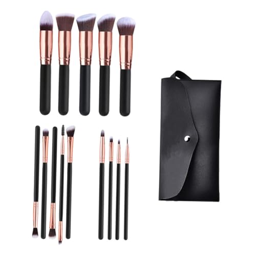 WRITWAA 14Stücke Professional Makeup Brush With Chic Pouch Versatile Cosmetic Tools For All Skin Easy To Clean And Reusable von WRITWAA