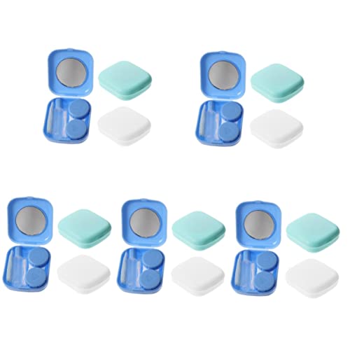 WRITWAA 15 Sätze Pack Aufbewahrungsboxen Organizer für Weiche Linsen Tragbar und Hygienisch für Reisen von WRITWAA