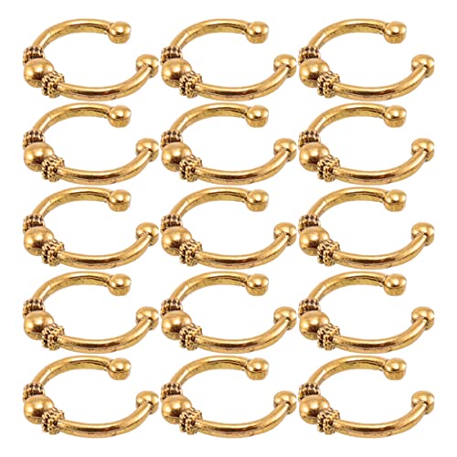 WRITWAA 15 Stück Haarnadel-kopfbedeckung Winzig Haarklammer Silberne Haarspange Zubehör Bobby Pins Haarspangen Frauen Haarnadeln Für Brötchen Flechten Mini Legierung Golden von WRITWAA