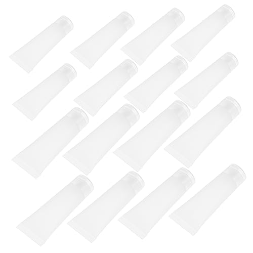 WRITWAA 16Stücke Nachfüllbarer Cremebehälter Leere Reisecremeröhren für Lotionen Gesichtsreinigung und Handcreme Praktische Nachfüllflaschen für Unterwegs von WRITWAA