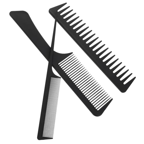 WRITWAA 1Satz Haarstyling Teiliges Antistatisches Mit Feinzinkigem Breitzinkigem Und Tail Für Haartypen Verhindert Knoten Und Haarbruch Für Männer von WRITWAA