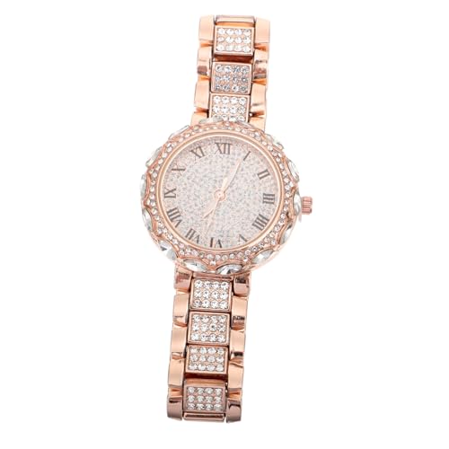 WRITWAA Damenuhr Strass Armbanduhr Dekorative Uhr Studenten Uhr Mit Strasssteinen Für Damen Präzises Leichtes Design von WRITWAA