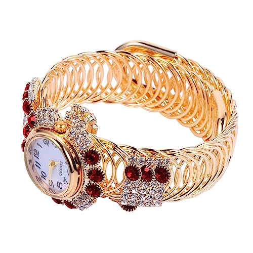 WRITWAA Quarzuhr Aus Legierung Für Damen Schlichtes Armbanduhr-Design Langlebiger Metallband Mit Schnalle Und Stilvoll Für Frauen Und Mädchen von WRITWAA