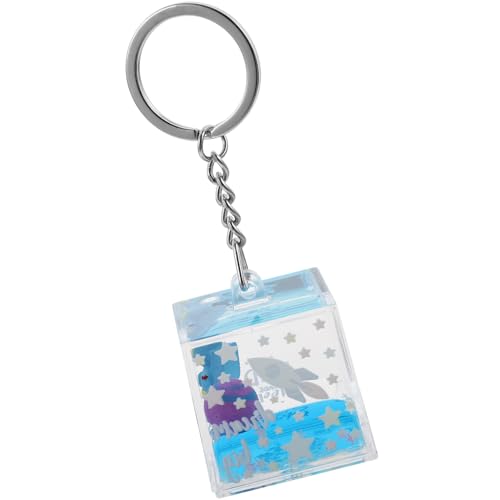 WRITWAA Cartoon Astronaut Quick-Sand Form Schlüsselanhänger Schlüsselanhänger Schlüsselanhänger Für Auto Schlüssel Ornament Dekoration von WRITWAA