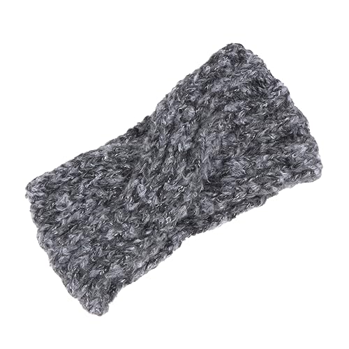 WRITWAA 1stück Breites Woll-haarband Für Damen Warmes Modisches Stirnband Schwarz Für Partys Und Besondere Anlässe Langlebig Und Stilvoll Als Für Freundinnen von WRITWAA