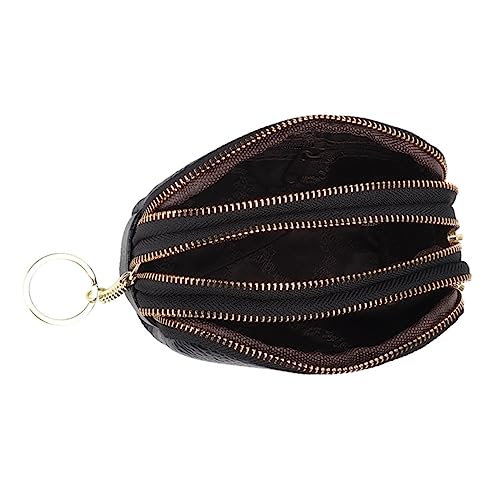 WRITWAA Lederbeutel - Geldbörse Mit Reißverschluss Geldbörse Mit Schlüsselanhänger Ideal Für Frauen Den Täglichen Gebrauch Und Als von WRITWAA