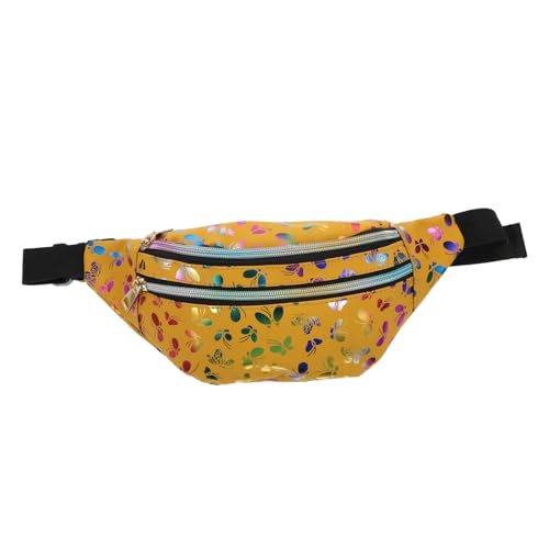 WRITWAA 1stück Damen Hüfttasche Praktische Crossbody Umhängetasche Für Alltag Reisen Und Sport Leicht Mit Stil Gelb Für Handy Und Essentials von WRITWAA