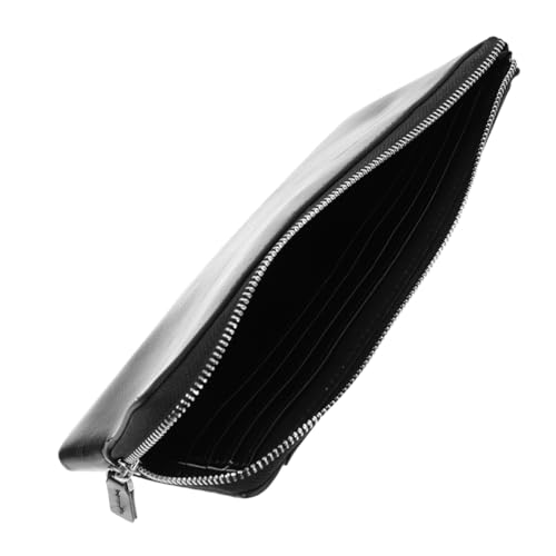 WRITWAA 1Stk Handtasche Reißverschluss-Geldbörse Mini-Einkaufstasche Card Holders Wallet Gentlemen's cardholder Geldbörse für Männer Telefon Brieftasche Ledertasche mit Reißverschluss lang von WRITWAA