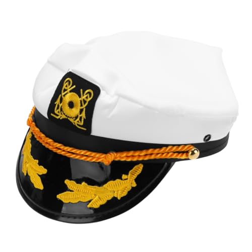 WRITWAA Unisex Kapitänsmütze – Marineblaue Matrosenmütze Für Erwachsene Cosplay-zubehör von WRITWAA