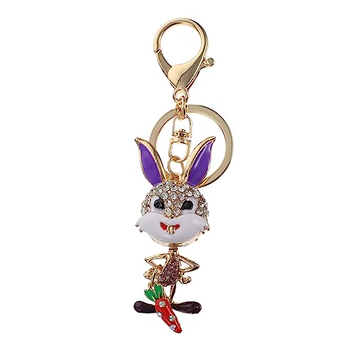 WRITWAA Schlüsselring Mit Hasen-anhänger Dekorativer Schlüsselanhänger Aus Stylische Taschenanhänger Für Handys Rucksäcke Und Schultaschen von WRITWAA