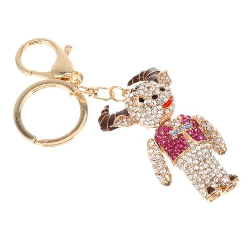 WRITWAA Taschenanhänger Schlüsselanhänger Sternzeichen Ochse Teufel Metallschlüssel Perfektes Zum Geburtstag Weihnachten von WRITWAA