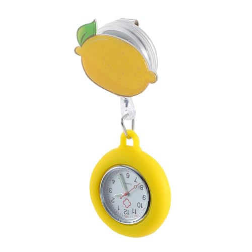 WRITWAA 1stück Leuchtende Krankenschwester Taschenuhr Einziehbare Brustuhr Robuste Und Praktische Fob Uhr Für Pfleger Und Ärzte Langlebiges Design Sanftem von WRITWAA