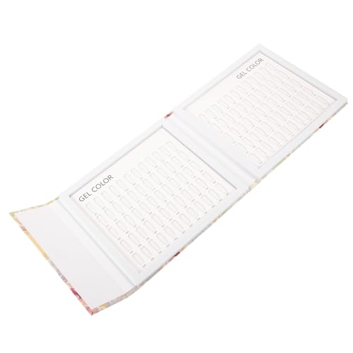 WRITWAA 1Stück Nagelfarben Mustertafel Farben Nagelgelfarbe Display Buch für Nail Art Abnehmbar Professionell zur Präsentation für Lernzwecke Weiß WRITWAA 1Stück Nagelfarben Mustertafel Farben Nagelgelfarbe Display Buch für Nail Art Abnehmbar Professionell zur Präsentation für Lernzwecke Weiß von WRITWAA