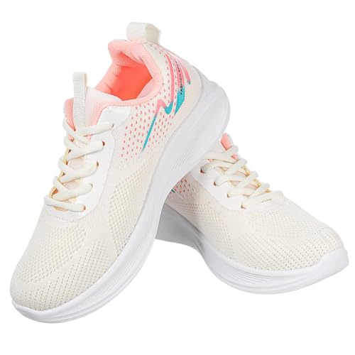 WRITWAA Damen Sneakers Laufschuhe rutschfest Atmungsaktiv Mesh Turnschuhe Größe 36 Sport Sneakers Für Mädchen Und Frauen Für Fitness Und Outdoor Aktivitäten von WRITWAA