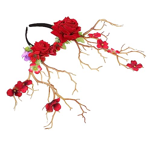 WRITWAA Hirschhorn Modellierung Kopfschmuck Haarband Bühne Leistung Headwear Prop WRITWAA Hirschhorn Modellierung Kopfschmuck Haarband Bühne Leistung Headwear Prop von WRITWAA