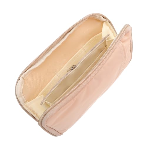 WRITWAA 1stk Handytasche Münzbeutel Strapazierfähige Geldbörse Leichte Geldbörse Kleine Geldbörse Reisetaschen Kartenorganisator Praktisches Portemonnaie Ausweis Geldbörse Beige Nylon von WRITWAA