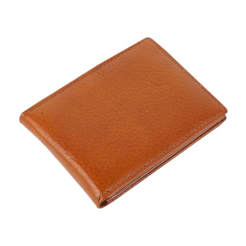 WRITWAA 1stk Id-Paket Geldbörse Mit Geldscheinklammer Bindemittel Brieftasche Kette Lizenz Schlüsselbund Kartenschutz Kreditschutz Reisetaschen Sperrkarteninhaber Auto Rindsleder Brown von WRITWAA