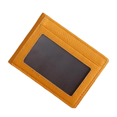 WRITWAA 1stück Echtes Leder Kartenetui Für Buskarten Und Visitenkarten Multifunktionale Schutzhülle Strapazierfähig Und Elegant Für Alltag Und Reisen Praktische Aufbewahrung Für von WRITWAA