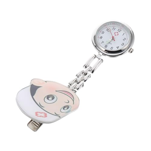WRITWAA 1stück Kreative Krankenschwesteruhr Mit Clip-Design Modische Taschenuhr Aus Legierung Praktische Fob-Uhr Für Pflegeberufe Für Medizinstudenten Und Fachkräfte von WRITWAA