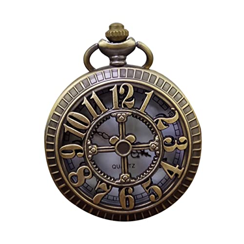 WRITWAA 1stk Taschenuhr Mann Herrenuhren Herrenarmbanduhren Personalisiert Uhren Für Männer Einzigartig Retro Abs Uhr Für Männer Klassische Uhren Für Herren Kette Hombre Vintage-Uhr Herren von WRITWAA
