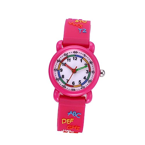 WRITWAA Junge Mädchen Cartoon-Uhr wasserdichte Quarzuhr Mit Armband Armbanduhr Für Mädchen Und Jungen Schöne Geschenkuhr Mit Cartoon-Muster von WRITWAA