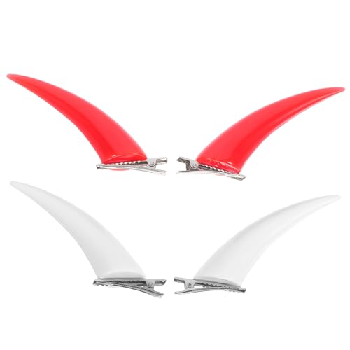 WRITWAA 2 Paar Halloween Teufelshörner Haarspangen Dämonenkostüm Haarnadeln Dämonen Cosplay Hörner für Halloween Festliche Party Cosplay Haarschmuck von WRITWAA