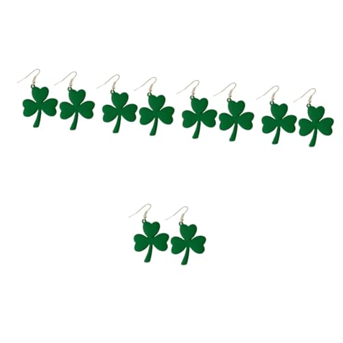 WRITWAA 2 Paar Klee Ohrringe Ohrhänger Ohrringe Für Frauen St. Patricks Day Ohrringe St. Patricks Day Geschenk Damenohrringe Festival-ohrringe Ohrringe Baumeln Kleeblatt Irland Fräulein von WRITWAA