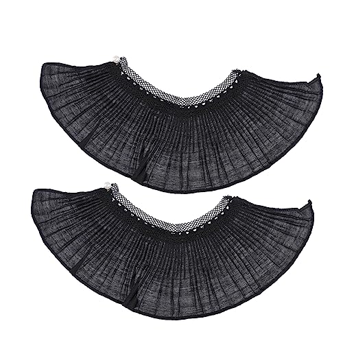 WRITWAA 2paare Dekorative Spitzen-manschetten Für Damen Modische Erweiterung Der Ärmel Atmungsaktive Netzspitze Vielseitig Für Blusen Kleider Und Anzüge von WRITWAA