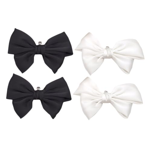 WRITWAA 2paare Schuhclips Mit Schleife Für Damen Abnehmbare Schuhschnallen Aus Polyester Stilvolle Schleifenverzierungen Für High Heels Und Flache Schuhe Einfaches Anbringen Und von WRITWAA